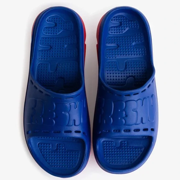 Freshy Cali Blue and Red Slide Sandals 🆕 - Picture 2 of 9